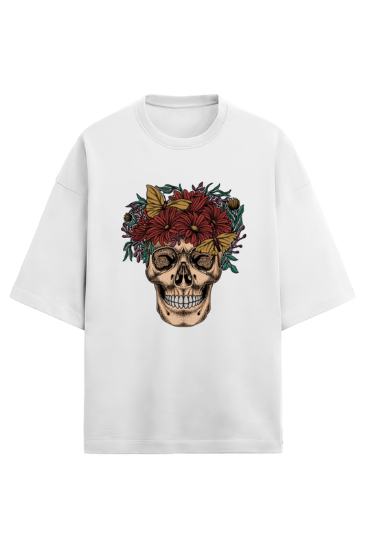 Decorated Skull Terry oversized t-shirt