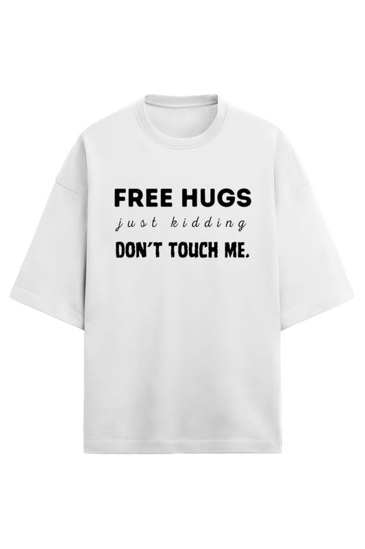 Free hugs Terry oversized t-shirt Bright