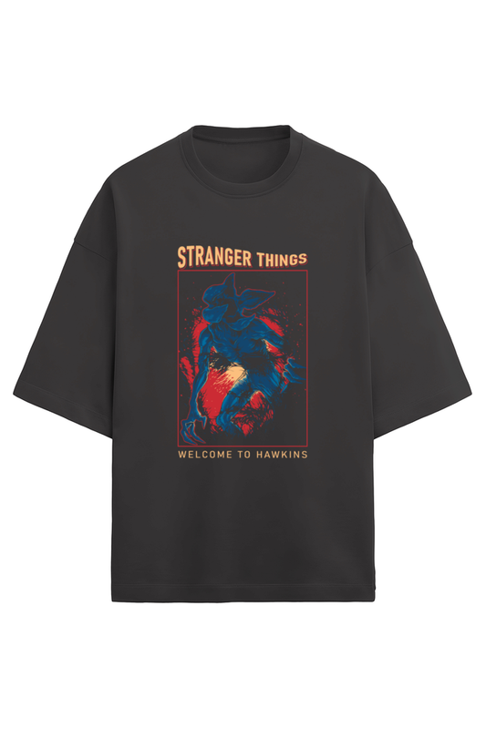 Stranger things Terry oversized t-shirt
