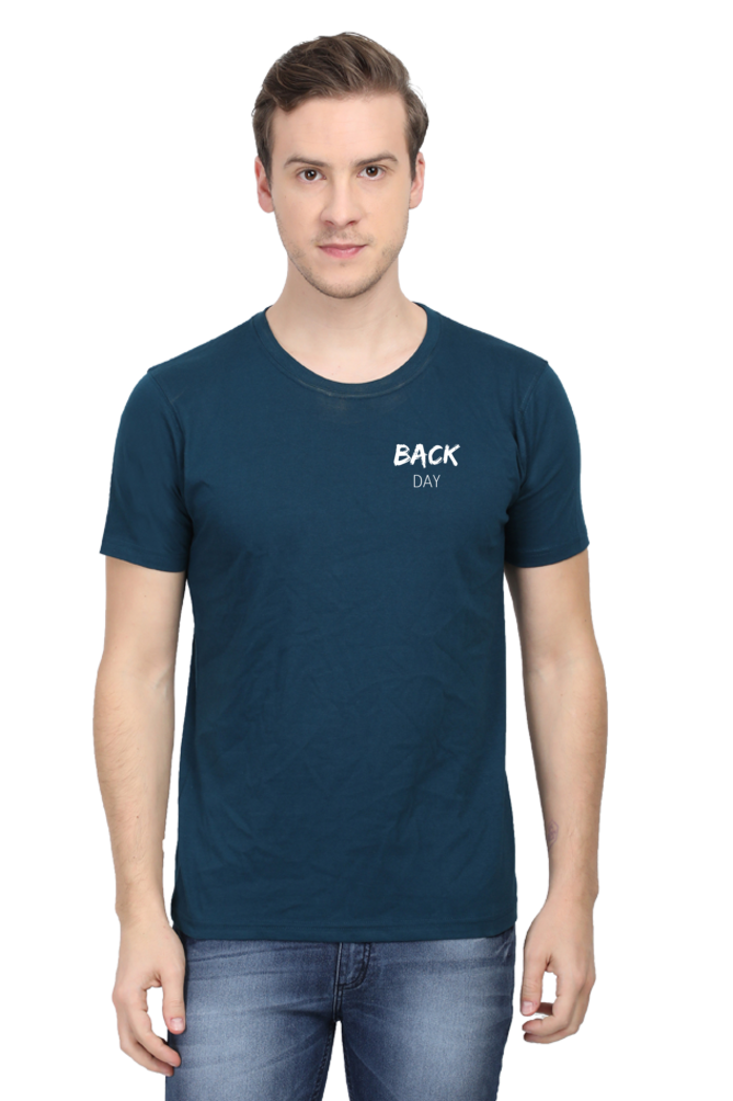 Back Day classic round neck gym t-shirt DARK edition
