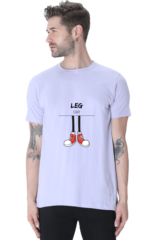 Leg day classic round neck gym t-shirt