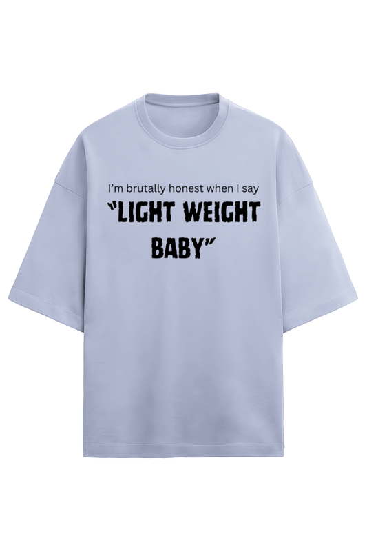 Light weight baby terry oversized t-shirt