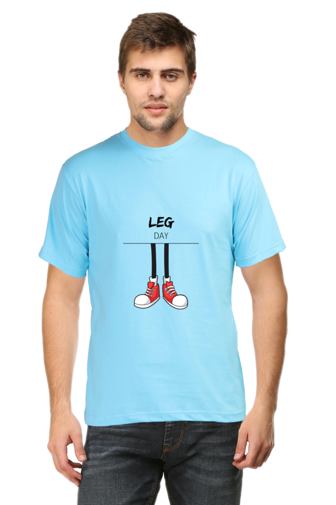 Leg day classic round neck gym t-shirt