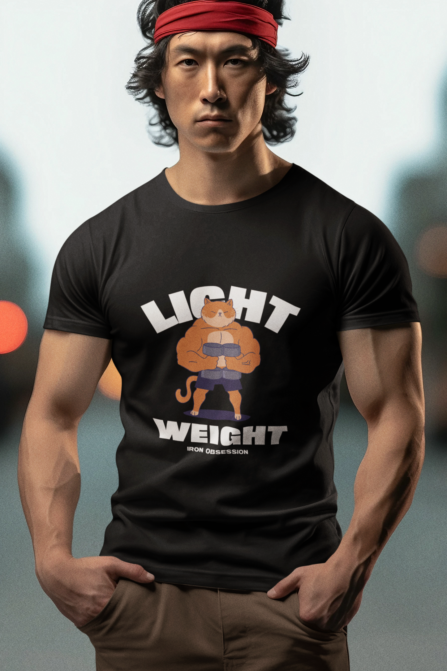 Light weight (dark)  Standard Oversized t-shirt for Gym-Bro